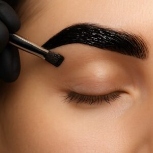 Eyebrow dyeing